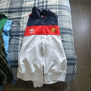 Warriors throwback zip up